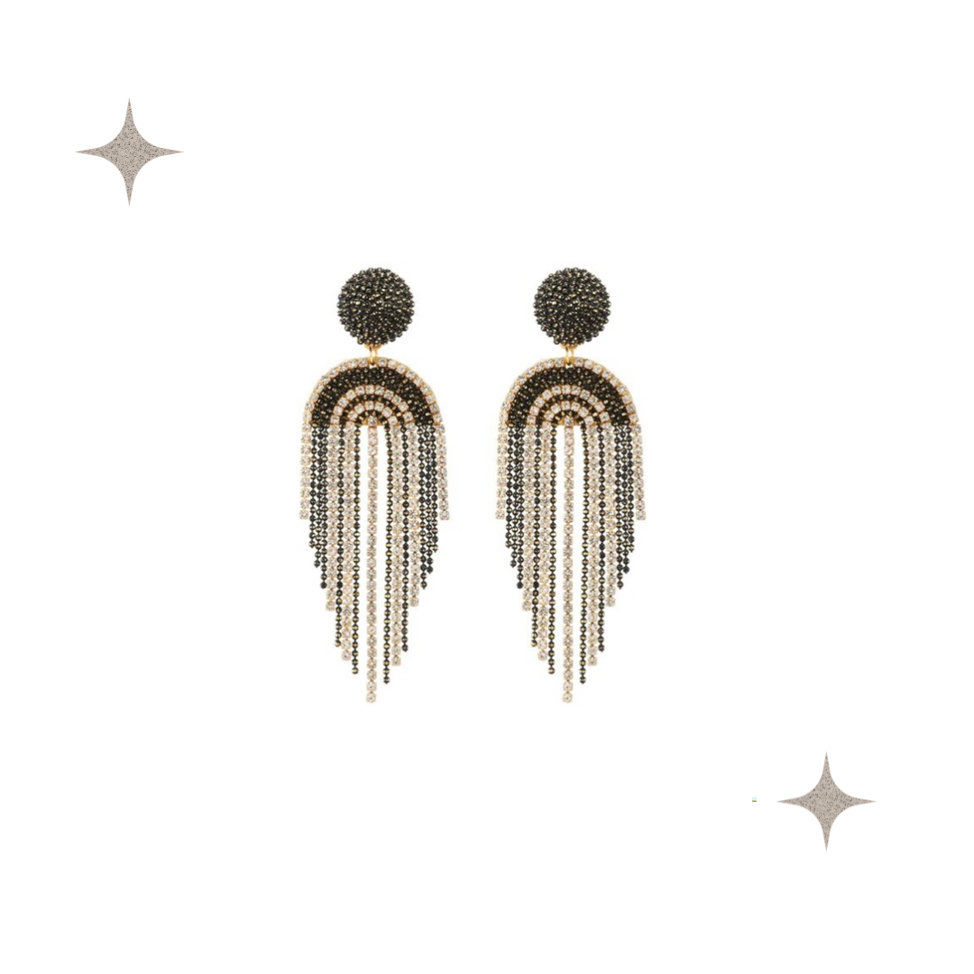 Noir Drop Earrings