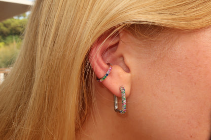 Rainbow Ear Cuffs (set of two)